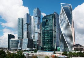 Фреска Высотки Москва Сити