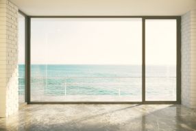 Фреска Вид на море в огромное окно