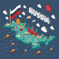 Фреска карта россии